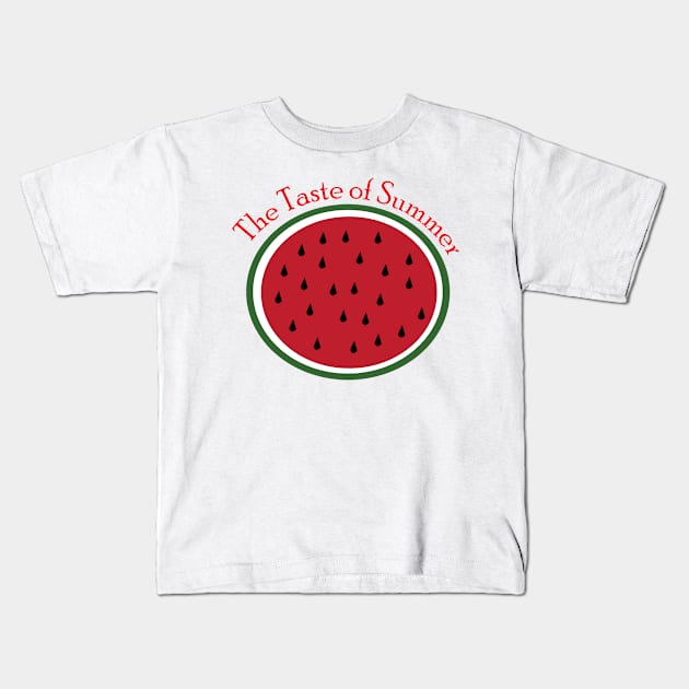 Watermelon Kids T-Shirt by DickinsonDesign